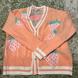Strawberry Cardigan